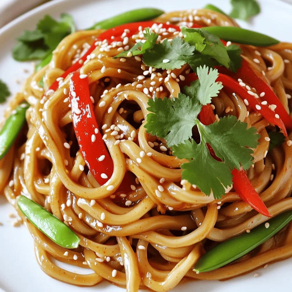 To make Chili Oil Udon Noodles, you'll need fresh and vibrant ingredients. Here’s what you should gather: