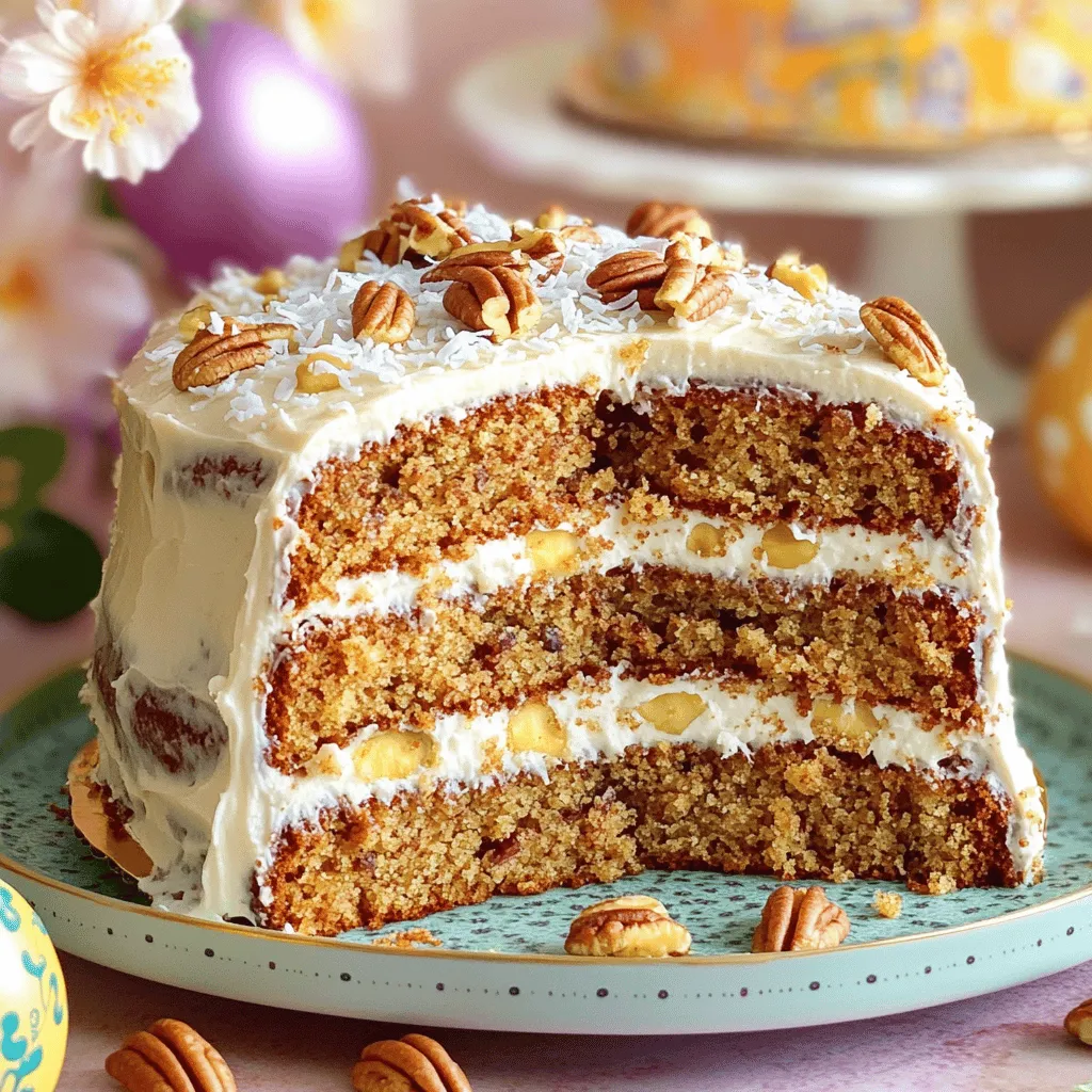 For a delightful Easter Hummingbird Cake, you will need these key ingredients: