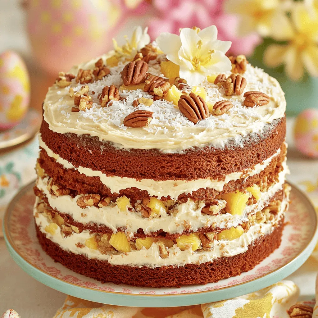 For a delightful Easter Hummingbird Cake, you will need these key ingredients: