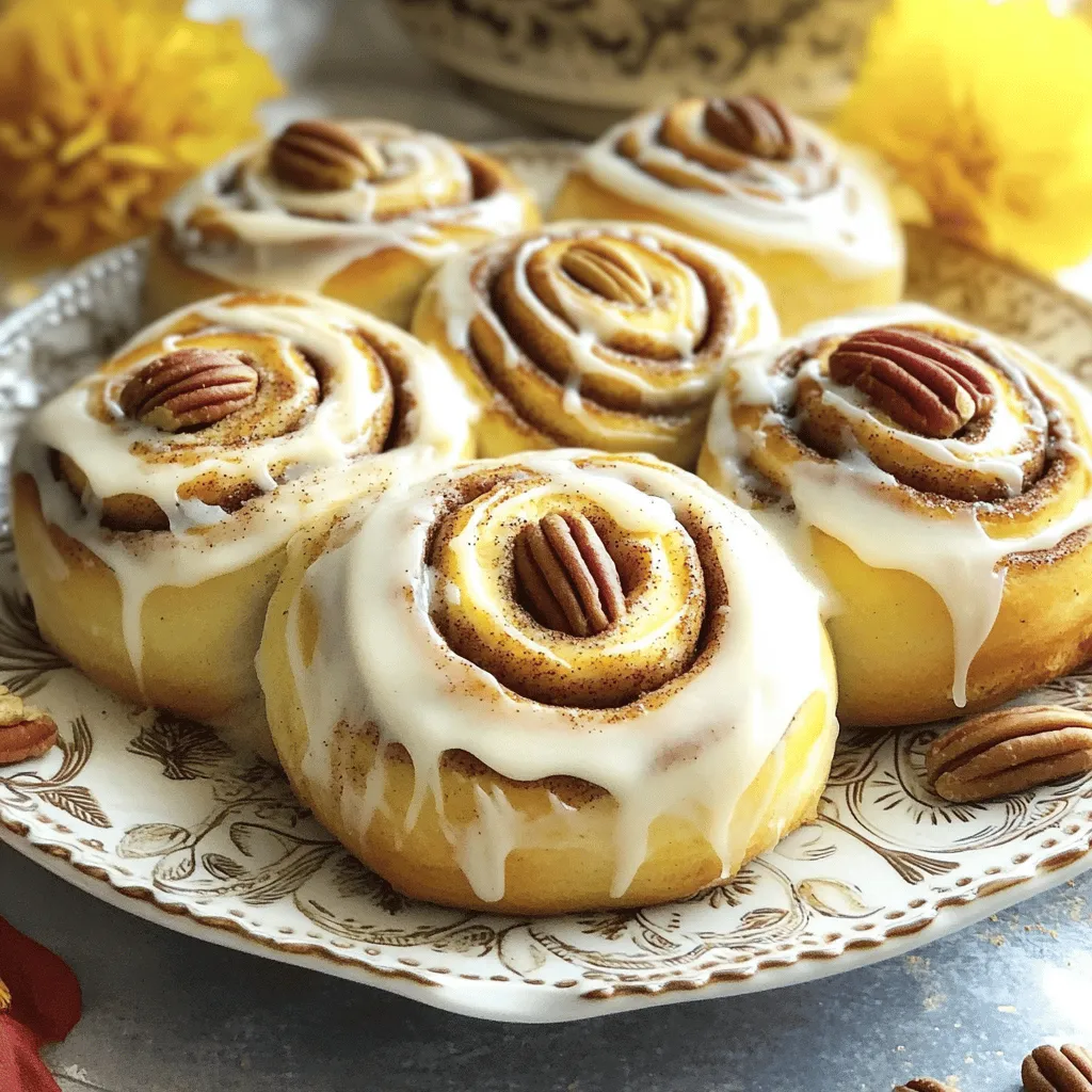 - 4 cups all-purpose flour - 1 cup whole milk - 1/2 cup granulated sugar - 1/4 cup unsalted butter (softened) - 2 large eggs - 1 packet instant yeast - 1 teaspoon salt - 1 tablespoon ground cinnamon - 1/2 cup packed brown sugar - 1/4 cup unsalted butter (melted for filling) - 1 cup powdered sugar (for frosting) - 2-3 tablespoons milk (for frosting) - 1 teaspoon vanilla extract (for frosting) To make the best homemade cinnamon rolls, you need these simple ingredients. Start with all-purpose flour for the dough. Whole milk helps the dough stay soft and moist. Granulated sugar adds sweetness, while softened unsalted butter gives richness. Using two large eggs adds structure and helps rise the dough. Instant yeast is key for quick rising. Salt gives flavor, while ground cinnamon brings that classic taste we love. For the filling, packed brown sugar adds depth. Melted butter helps the filling stick and adds flavor. We finish with a frosting made from powdered sugar, a splash of milk, and vanilla extract for sweetness. This list covers everything you need for heavenly homemade cinnamon rolls. With these ingredients, you can create a treat that delights everyone. You can find the full recipe to guide you through each step. - Step 1: Mix warm milk, sugar, and butter in a large bowl. Stir well until the butter melts. - Step 2: Add the eggs and yeast. Mix until everything blends well. - Step 3: Gradually add flour and salt. Stir until a soft dough forms. - Step 4: Knead the dough for 7-10 minutes. The dough should feel smooth and elastic. - Step 5: Place the dough in a greased bowl. Cover it and let it rise until it doubles in size, about one hour. - Step 6: Roll out the dough into a rectangle. Brush it with melted butter, then sprinkle brown sugar and cinnamon evenly. - Step 7: Starting from one edge, roll the dough tightly into a log. Slice it into 1-inch pieces. Let them rise again for 30-45 minutes. - Step 8: Preheat your oven to 350°F (175°C). Bake the rolls for 25-30 minutes until golden brown. For the full recipe, check the ingredients and preparation steps provided earlier. To make great cinnamon rolls, start with warm milk. The milk should be about 110°F. This warmth helps activate the yeast. If the milk is too cold, the yeast may not rise properly. If the dough is too sticky, add a little more flour. You want a soft, slightly tacky dough. Watch the baking time closely. Overbaking can dry out the rolls. They should be golden brown on top. Rotate the baking dish halfway through baking. This ensures even cooking and helps all rolls bake perfectly. To get the right frosting consistency, adjust the milk. Start with two tablespoons and add more if needed. Drizzle the frosting while the rolls are still warm. This allows the frosting to soak in and makes each bite extra delicious. {{image_4}} You can make your cinnamon rolls even better by adding extras. Here are two great ways to do that: - Nuts: Adding chopped pecans or walnuts can give a nice crunch. Just sprinkle them in with the brown sugar and cinnamon. They add a rich, nutty flavor that pairs well with the sweet rolls. - Fruit Filling: Try using fruit, like apples or berries. You can mix them with the filling for a fresh twist. A cream cheese topping also works well, adding a creamy, tangy taste that balances the sweetness. If you need to change the recipe for specific diets, here are some options: - Gluten-Free: You can use gluten-free flour blends instead of all-purpose flour. Just make sure to check that your blend is suitable for baking. - Vegan Substitutions: Replace butter with a plant-based option. Use almond or oat milk instead of regular milk. This way, everyone can enjoy warm, delicious rolls. How you serve these rolls can make them even more delightful. Here are a couple of ideas: - Fresh Fruit: Serve your cinnamon rolls with a side of fresh fruit. Berries, oranges, or even sliced apples can add a refreshing touch. - Coffee or Tea: Pairing your rolls with coffee or tea makes for a cozy brunch. The warmth of the drink complements the sweet rolls perfectly. For the full recipe, check out the detailed instructions. Enjoy experimenting with these variations! To keep your cinnamon rolls fresh, place them in an airtight container. This will help lock in moisture. If you don’t have a container, you can wrap them tightly in plastic wrap. Store them at room temperature for up to three days. For longer storage, keep them in the fridge. Just remember to allow them to cool completely before placing them in the fridge. This will help prevent condensation. To reheat your cinnamon rolls, the oven works best. Preheat it to 350°F (175°C). Place the rolls on a baking sheet and cover with foil. Heat for about 10-15 minutes. This keeps them soft and warm. If you are in a hurry, you can use the microwave. Place a roll on a plate and cover it with a damp paper towel. Heat for about 15-20 seconds. This method is quick but may not keep the texture as good as the oven. You can freeze your cinnamon rolls for later enjoyment! Just make sure they are completely cool before freezing. Wrap each roll in plastic wrap and then place them in a freezer-safe bag. They can stay in the freezer for up to three months. When you are ready to enjoy them, remove the rolls from the freezer. Thaw them in the fridge overnight. To reheat, follow the instructions above to restore their soft, gooey goodness. How long do cinnamon rolls last? Cinnamon rolls can last for about 2 to 3 days at room temperature. Store them in an airtight container to keep them fresh. For longer storage, place them in the fridge for up to a week. Can I make the dough ahead of time? Yes, you can make the dough ahead. After mixing, let it rise once, then punch it down. Wrap it tightly and store it in the fridge for up to 24 hours. When ready, let it come to room temperature before rolling it out. What can I use instead of instant yeast? You can use active dry yeast instead of instant yeast. Just be sure to activate it in warm water for about 5 to 10 minutes before adding it to the dough mixture. Why are my rolls dense? Dense rolls may come from using old yeast or not allowing the dough to rise enough. Make sure your yeast is fresh and give the dough enough time to puff up. How to fix undercooked rolls? If your rolls are undercooked, return them to the oven right away. Bake them at 350°F for an extra 5 to 10 minutes. Check for a golden-brown color and a soft texture. What is the best way to serve cinnamon rolls? Serve cinnamon rolls warm on a plate. Drizzle with frosting for extra sweetness. You can also add nuts or a sprinkle of cinnamon on top for flavor and crunch. Can I use bread flour instead of all-purpose flour? Yes, you can use bread flour. It makes the rolls chewier and adds a nice texture. Just note that you may need to adjust the amount of liquid in the recipe slightly. For the full recipe, you can find all the steps to make heavenly homemade cinnamon rolls. Enjoy your baking! In this blog post, we've explored how to make delicious cinnamon rolls from scratch. We covered the key ingredients, step-by-step instructions, and helpful tips. You can enhance your rolls with fills or toppings and adapt recipes for diet needs. Storing and reheating information ensures your rolls stay tasty. Baking can be fun and rewarding, so don't shy away from experimenting. Enjoy the process, and treat yourself and others to these sweet delights. Happy baking!