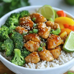 Hot Honey Chicken Bowls Flavorful and Easy Meal