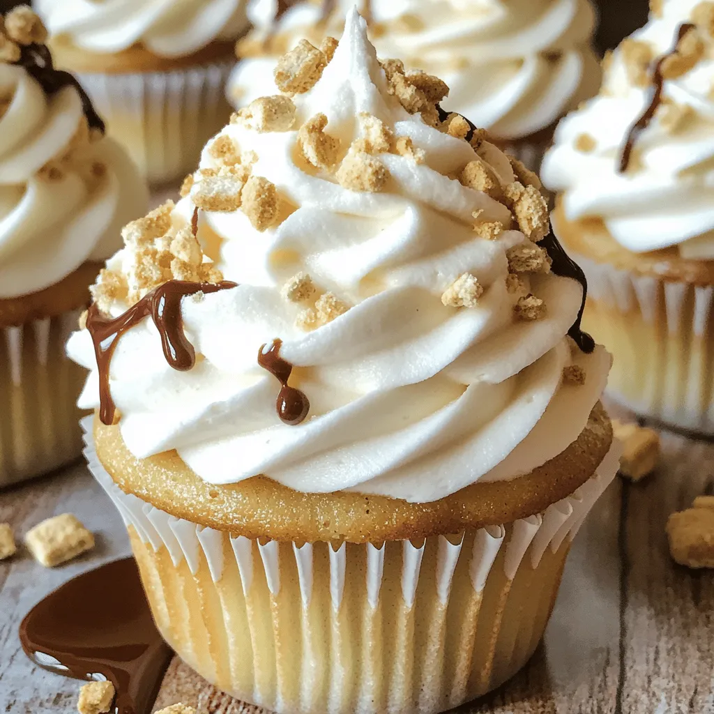 To make the perfect 7-Minute Marshmallow Frosting, you need a few simple ingredients: - 2 large egg whites - 1/4 teaspoon cream of tartar - 3/4 cup granulated sugar - 2 cups mini marshmallows - 1 teaspoon vanilla extract - 1 tablespoon water These ingredients come together to create a light and fluffy frosting. The egg whites provide the base, while the sugar helps stabilize the mixture. Cream of tartar ensures that the egg whites whip to their fullest potential. Mini marshmallows add sweetness and that signature marshmallow flavor, while vanilla extract gives it a delicious aroma. To make this frosting, you will need a few tools: - Stand mixer or hand mixer - Microwave-safe bowl - Mixing bowl Using a stand mixer or a hand mixer is essential for whipping the egg whites. A microwave-safe bowl is perfect for melting the marshmallows. A clean mixing bowl is key to achieving the right texture. Make sure everything is dry and free of grease. This step is crucial, as any oil can prevent the egg whites from whipping properly. By gathering these ingredients and tools, you're all set to create a delightful frosting that elevates any dessert. You can find the full recipe for this treat in the earlier section. To start, you need to set up your mixer. It is important to use a clean and dry bowl. Any grease will stop your egg whites from whipping up properly. If you use a stand mixer, that works great! A hand mixer is fine too. Just make sure the beaters are also clean. Next, add the egg whites and cream of tartar to the bowl. Turn the mixer on medium speed. Beat the mixture for about one minute. You will see soft peaks form. This means the mixture will be frothy but not too stiff yet. Now, it’s time to add the sugar. Keep the mixer running while you slowly sprinkle in the granulated sugar. This should take about 2-3 minutes. Keep mixing until the egg whites become thick and form stiff peaks. When you lift the beater, the peaks should hold their shape. In a microwave-safe bowl, combine the mini marshmallows and water. Heat this mixture in the microwave for 30-45 seconds. Stop halfway to stir. Keep heating until the marshmallows are completely melted. Let the melted mix cool for a few minutes before using it. With your mixer on low, carefully pour the warm melted marshmallow mix into the whipped egg whites. Add the vanilla extract. Now switch the mixer to medium speed. Mix for about 1-2 minutes until all the ingredients are well combined. Your frosting should now be light and fluffy. You can use the marshmallow frosting right away. Spread it on your favorite cake or cupcakes using a spatula. For a fancier look, you can pipe it onto the treats. Enjoy your light and fluffy creation! For the full recipe, check the section above. When whipping egg whites, avoid any grease. Make sure your bowl is clean and dry. This helps the egg whites whip up nicely. Use fresh eggs for the best results. Older eggs may not whip as well. Also, don’t rush the process. Start at medium speed. Slowly increase to high speed once soft peaks form. This ensures you achieve the right texture. To get a smooth frosting, mix well but don’t overdo it. If it’s too runny, you may need to whip longer. If it’s too thick, add a bit of water. Remember to gently fold in the melted marshmallows. This keeps the frosting light and fluffy. Use a spatula to spread it on your cake or cupcakes for an even layer. For serving, a piping bag works wonders. You can create beautiful swirls or rosettes on top of your treats. Add crushed graham crackers for a fun texture. Drizzle chocolate sauce on top for a nice touch. Use colorful sprinkles to make your dessert pop! These small details make a big difference in presentation. Enjoy the process of decorating your sweet treats! {{image_4}} You can enjoy 7-Minute Marshmallow Frosting in many fun ways. Let's explore some tasty variations. Adding different flavors can change everything. You can use citrus or almond extract. Just add a teaspoon of your choice when mixing in the vanilla. For a bright zing, go for lemon or orange extract. If you prefer a sweet, nutty taste, almond extract works great. These small changes make your frosting unique. For chocolate lovers, incorporating cocoa powder is a must. Simply mix in 1/4 cup of cocoa powder when you add the sugar. This creates a rich, smooth chocolate frosting. It pairs well with chocolate cakes or brownies. Your dessert will shine with this twist. You can also add texture by using crushed nuts. Walnuts, pecans, or almonds work well. Mix in about 1/2 cup of crushed nuts after combining the melted marshmallows. This adds a delightful crunch. It makes your frosting more interesting and delicious. With these variations, you can make your 7-Minute Marshmallow Frosting even more special. For the full recipe, check out the full details above and start creating! To keep your leftover frosting fresh, use a clean, airtight container. Glass or plastic containers work well. Make sure the lid seals tightly to avoid air exposure. This helps keep the frosting light and fluffy. Store the frosting in the fridge. It lasts up to one week when stored properly. Before using, let it sit out for about 10 minutes. This helps soften the frosting for easy spreading. You can freeze marshmallow frosting for later use. Start by placing it in a freezer-safe container. Make sure to leave some space at the top because it can expand. Seal the container tightly to prevent freezer burn. To thaw, move the frosting to the fridge for a few hours or overnight. If you need it fast, you can thaw it at room temperature for about 30 minutes. After thawing, you might need to whip it again. This restores the fluffiness. If you have extra frosting, you can use it in many ways. Here are some ideas: - Spread it on cookies for a sweet treat. - Use it as a dip for fruits like strawberries or bananas. - Top brownies for an added layer of flavor. - Make a fun ice cream topping for parties. - Add it between cake layers for a surprise. This leftover frosting is versatile and can brighten up many desserts. For the full recipe, visit the [Full Recipe]. Yes, you can make this frosting dairy-free! To do this, you can use a few simple substitutes. First, swap the cream of tartar for a mix of lemon juice and baking soda. Use 1/2 teaspoon of lemon juice and 1/4 teaspoon of baking soda. This will help stabilize the egg whites just like cream of tartar. The rest of the recipe remains unchanged, and you can enjoy the same light and fluffy taste! After making this frosting, it will last about 2 to 3 days in the fridge. Store it in an airtight container to keep it fresh. If you see that the frosting has started to separate or looks dry, it may be time to toss it out. Fresh is best when it comes to this fluffy treat! Absolutely! This frosting is very versatile. You can use it to top brownies, ice cream, or even pancakes. It also works well as a dip for fruits or cookies. Get creative with your treats! You can use this frosting for anything that needs a sweet, fluffy touch. Enjoy experimenting with all the different ways to enjoy your marshmallow frosting! This blog explored how to make 7-Minute Marshmallow Frosting. You learned the key ingredients, tools, and steps needed for success. We covered tips and variations to perfect your frosting. Don’t forget about storing leftovers and alternative uses for this delightful topping. With practice, you'll impress everyone with your fluffy creations. Enjoy showcasing your sweet skills and experimenting with flavors!