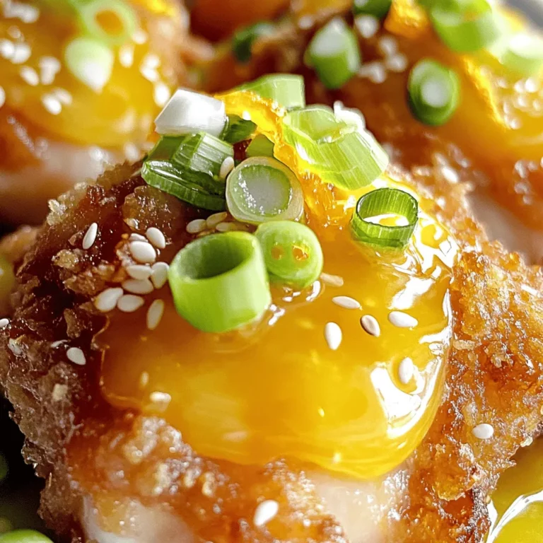 - Boneless chicken thighs: Use 2 lbs of chicken thighs, cut into bite-sized pieces. Thighs give more flavor and stay juicy. - Coating mixture: Combine 1 cup of all-purpose flour with 1/2 cup of cornstarch. This mix helps the chicken get crispy. - Sauce components: For the sauce, you'll need: - 1/4 cup of soy sauce (low-sodium is best) - 1/2 cup of fresh orange juice - 1/2 cup of packed brown sugar - 1 tablespoon of rice vinegar - 1 teaspoon of sesame oil - 1 tablespoon of freshly grated ginger - 3 cloves of minced garlic - 1 teaspoon of red pepper flakes (optional, for some heat) - Sliced green onions: These add a fresh taste. Slice them thin and sprinkle on top right before serving. - Toasted sesame seeds: Use these for a nutty flavor. Toast them in a dry pan until golden, then sprinkle over the dish for some crunch. For the complete cooking instructions, check the Full Recipe. To start, mix the all-purpose flour and cornstarch in a medium bowl. This mix gives the chicken a nice, crispy texture. Dip each piece of chicken thigh in beaten eggs first. Make sure each piece is fully coated. Then, roll the chicken in the flour-cornstarch mix. Press gently to help the coating stick. An even coating is key for a crunchy bite. Next, grab a large skillet or wok. Pour in the vegetable oil and heat it over medium-high heat. The oil should shimmer, which means it’s hot enough. You want it at about 350°F or 175°C. To fry, add the chicken in small batches. This prevents overcrowding, which can make the chicken soggy. Fry each batch for about 5-7 minutes until golden brown and cooked through. Use a slotted spoon to remove the chicken and let it drain on paper towels. Now, let’s prepare the orange sauce. In a medium saucepan, combine soy sauce, orange juice, brown sugar, rice vinegar, sesame oil, grated ginger, minced garlic, and red pepper flakes. Stir this mixture well and heat it over medium heat. Bring the sauce to a gentle simmer. Cook it for about 5 minutes, stirring now and then, until it thickens slightly. This sauce adds the sweet and tangy flavor we love. Finally, it’s time to mix the chicken and sauce. In a large bowl, place the crispy fried chicken pieces. Pour the warm orange sauce over the chicken. Toss gently to coat all the pieces evenly. This step is important for flavor. Once coated, transfer the orange chicken to a serving platter. For a beautiful presentation, you can garnish it with sliced green onions and toasted sesame seeds. Make sure to check out the Full Recipe for more details and tips! To get that perfect crunch, follow these tips: - Coating tips: Use a mix of flour and cornstarch. This blend gives a light and crispy coating. Dip each chicken piece in beaten eggs first. Then, roll them in the flour-cornstarch mix. Make sure to press gently to help it stick. - Oil temperature management: Heat your oil to about 350°F (175°C). This is key for frying. If your oil is too cool, the chicken will soak up oil and become soggy. Use a thermometer to check the temperature. You can customize the flavor of your orange chicken. Here’s how: - Customizing the sauce: If you like heat, add red pepper flakes. For more sweetness, increase the brown sugar. Adjust the flavors to match your taste. - Using fresh ingredients: Fresh orange juice and ginger make a big difference. They add brightness and depth. Always use fresh when you can for the best taste. Presentation matters. Here are some tips: - Ideal side dishes: Serve the orange chicken with jasmine rice. Steamed broccoli or stir-fried veggies work well too. These sides balance the sweetness of the chicken. - Plating tips: Make your plate pop! Use a large white dish to show off the colors. Add green onions and sesame seeds on top for a nice touch. This makes your meal look as good as it tastes. For the complete recipe, check out the Full Recipe. {{image_4}} You can make a healthier Panda Express Orange Chicken by baking it instead of frying. Baking cuts down on oil, making the dish lower in fat. Here's how to do it: 1. Preheat your oven to 400°F (200°C). 2. After coating the chicken, place it on a baking sheet lined with parchment paper. 3. Bake for about 20-25 minutes, flipping once, until it is crispy and cooked through. For ingredient substitutions, use whole wheat flour instead of all-purpose flour. You can also replace brown sugar with honey or a sugar substitute to lower calories. To give your orange chicken a kick, add different peppers. You can try jalapeños, serranos, or even chili flakes for heat. Just adjust the amount to your taste. For a citrus twist, swap out some orange juice for lemon or lime juice. This change adds a fresh zing that brightens the dish. Homemade and restaurant versions of orange chicken often differ. Restaurant styles may be sweeter and more saucy. You can adjust the sweetness at home by using less sugar. Incorporating local ingredients can make your dish unique. For example, you could add local spices or even seasonal fruits for added flavor. To keep your Panda Express orange chicken fresh, cool it properly first. Let it sit at room temperature for no more than two hours. This helps prevent bacteria from forming. Once cooled, place it in airtight containers. This keeps the chicken moist and flavorful. - Use glass or plastic containers with tight lids. - Avoid leaving it out overnight; refrigerate instead. When it's time to enjoy your leftovers, you have two main options: the oven or the microwave. Each has its pros and cons. Oven Reheating: - Preheat your oven to 350°F (175°C). - Place the chicken on a baking sheet. - Cover with foil to keep it moist. - Heat for about 15-20 minutes. Microwave Reheating: - Place the chicken in a microwave-safe dish. - Cover with a damp paper towel to help keep moisture. - Heat in short bursts of 30 seconds. To maintain crispiness, the oven works best. The microwave can make the chicken soft. If you like it crispy, choose the oven! Panda Express Orange Chicken stands out due to its crispy coating and sweet-spicy sauce. The chicken is fried until golden brown, giving it a delightful crunch. The sauce blends orange juice, soy sauce, and brown sugar, creating a balanced flavor. This mix of sweetness and tanginess makes it different from other orange chicken recipes. Other recipes may not have the same crispy texture or the unique taste profile that comes from the right balance of ingredients. A serving of Panda Express Orange Chicken has about 300 calories. This number can change based on serving size and any added sides. Each serving typically includes a good amount of protein from the chicken, but it also has sugars from the sauce. Always check the nutrition label if you want to stay within your calorie goals. Remember, the calories can add up when you pair it with rice or other sides. Yes, you can make Panda Express Orange Chicken gluten-free. Simply swap out the regular soy sauce for gluten-free soy sauce or tamari. For the coating, use gluten-free flour instead of all-purpose flour. These changes keep the flavor while making it safe for those with gluten allergies. You can still enjoy the same sweet and tangy taste without worry. Panda Express Orange Chicken contains several common allergens. The main ingredients that may cause issues include: - Soy (from soy sauce) - Eggs (in the coating process) - Wheat (in regular soy sauce and flour) - Sesame (in sesame oil and seeds) Always check for allergens if you have food sensitivities. You can adjust the recipe to suit your needs by using alternative ingredients. In this article, we covered how to make Panda Express Orange Chicken from scratch. We examined the main ingredients, step-by-step instructions, and helpful tips. You learned about variations, storage, and frequently asked questions to enhance your cooking experience. Making crispy, flavorful orange chicken at home is rewarding. You can adjust flavors to suit your taste and dietary needs. Enjoy the cooking process and share your delicious results with others!