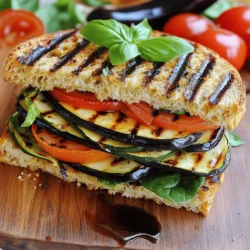 47. Grilled Vegetable Panini Flavorful and Easy Recipe