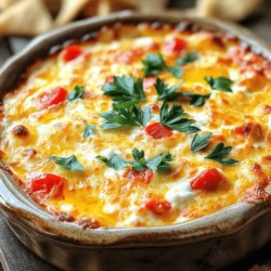 For this dip, you need 1 cup of roasted red peppers. You can use store-bought or make your own. If you opt for homemade, roast fresh red peppers until the skin blisters. This gives them a sweet, smoky flavor. The dip shines with 8 ounces of goat cheese and 2 tablespoons of cream cheese. Make sure both cheeses are softened to room temperature. This helps them blend together easily, creating a smooth texture. You’ll want to add 2 tablespoons of extra virgin olive oil for richness. Include 1 clove of finely minced garlic for a savory note. For a hint of freshness, toss in 1 teaspoon of fresh thyme leaves or ½ teaspoon of dried thyme. If you like a kick, add ¼ teaspoon of red pepper flakes. Lastly, season with salt and black pepper to taste. Top the dip with fresh parsley, finely chopped, for a pop of color. You can find the full recipe [here](#). To start, you need to prepare the roasted red peppers. You can use store-bought or make your own. If you choose jarred roasted red peppers, drain them carefully. Pat them dry with a paper towel to remove excess moisture. If you want to roast fresh peppers, place them on a baking sheet. Roast them in a preheated oven at 375°F (190°C) for about 20 minutes. Look for blistered skin. Once done, let them cool, peel off the skins, and chop them into small pieces. Now, it's time to mix the dip. In a large bowl, combine the chopped roasted red peppers, 8 oz of softened goat cheese, and 2 tablespoons of cream cheese. Add 2 tablespoons of extra virgin olive oil and 1 clove of finely minced garlic. Sprinkle in 1 teaspoon of fresh thyme leaves, or ½ teaspoon if you use dried thyme. For some heat, you can add ¼ teaspoon of red pepper flakes. Season with salt and pepper to taste. Use a fork or spatula to mash and mix until the dip is smooth and creamy. Next, spoon the creamy mix into an oven-safe dish. Spread it out evenly for even cooking. Place the dish in your preheated oven. Bake for about 20 minutes, or until the top is bubbly and lightly golden. After baking, remove the dip from the oven and let it cool for a few minutes. This helps it set. Before serving, sprinkle freshly chopped parsley on top for color. Serve it warm with crispy pita chips, toasted crostini, or fresh veggie sticks for dipping. Enjoy your Roasted Red Pepper Goat Cheese Dip! For the complete recipe, check out the Full Recipe. For a creamier dip, use full-fat cream cheese. It blends well with goat cheese. If you want a lighter dip, use low-fat cream cheese instead. If you prefer a chunkier texture, leave some roasted red pepper pieces. This adds a nice bite. To boost flavor, add herbs like basil or oregano. Fresh herbs make the dip lively. A squeeze of lemon juice brightens the taste too. You can also mix in some smoked paprika for a deeper flavor. Adjust the red pepper flakes for your spice level. Serve this dip warm for the best taste. It pairs well with crispy pita chips, toasted crostini, or colorful veggie sticks. For a fun twist, try it on a sandwich or wrap. You can find the full recipe online for detailed steps. {{image_4}} You can add heat to this dip easily. Mix in more red pepper flakes for a spicy twist. You can also use diced jalapeños for a fresh kick. Both options bring warmth and flavor. Adjust the spice to match your taste. Just remember, a little goes a long way! Herbs can enhance the flavor of your dip. Try adding fresh basil or oregano for a garden taste. You could also mix in some chives for a mild onion flavor. Each herb brings its unique touch. Feel free to experiment with your favorites. Fresh herbs can make a big difference! If you like a creamier dip, add more cream cheese or sour cream. This will make it rich and smooth. You can also blend in some Greek yogurt for a tangy twist. Adjust the consistency to your liking. A creamier dip pairs well with crunchy veggies and chips. For a thicker texture, use less olive oil. You can tweak it to suit your taste! For the full recipe, check out the Roasted Red Pepper & Goat Cheese Delight. After you make the Roasted Red Pepper Goat Cheese Dip, let it cool. Cover it with plastic wrap or a lid. Store it in the fridge for up to five days. This dip tastes great cold or warm. Just remember to check for any signs of spoilage before eating. You can freeze this dip to enjoy later. Place it in an airtight container. It will last up to three months in the freezer. When you are ready to use it, let it thaw in the fridge overnight. To reheat the dip, place it in an oven-safe dish. Preheat the oven to 350°F (175°C). Bake for about 15-20 minutes until hot. You can also microwave it for a quick option. Heat in short bursts, stirring in between, until it is warm throughout. Enjoy it fresh like the day you made it! Yes, you can use fresh red peppers. However, roasting them enhances their flavor. Roasting brings out their sweetness and adds a smoky taste. To roast, place them in the oven until their skin blisters. This process takes about 20 minutes. Once they cool, peel the skins off and chop them. This method will give your dip a richer flavor. The dip lasts about 3 to 5 days in the fridge. Make sure to store it in an airtight container. Keep it cool and covered to maintain its taste and texture. If you notice any changes in smell or color, it’s best to toss it out. Enjoy the dip fresh for the best flavor. You can serve the dip with many tasty options. Here are a few ideas: - Crispy pita chips - Toasted crostini - Fresh veggie sticks like carrots and cucumbers - Crackers or bread slices These choices pair well with the creamy dip. They add texture and a nice crunch. For a fun twist, try mixing in some herbs or spices to your dippers! Check out the Full Recipe for more serving ideas! This blog post covered how to make a tasty Roasted Red Pepper Goat Cheese Dip. We looked at key ingredients, from roasted peppers to special seasonings. I provided step-by-step instructions, tips for better texture and flavor, and served up creative variations. The storage info also helps keep your dip fresh. In conclusion, this dip is fun to make and easy to customize. Enjoy experimenting and sharing this delicious treat with friends!