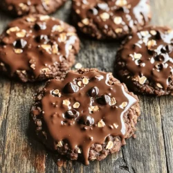 To make no bake chocolate oatmeal cookies, you need simple and tasty ingredients. Here’s the detailed list: - 1 cup rolled oats - 1/2 cup creamy peanut butter - 1/2 cup pure maple syrup - 1/4 cup unsweetened cocoa powder - 1/4 cup coconut oil, melted - 1 teaspoon vanilla extract - 1/4 teaspoon salt - 1/2 cup chocolate chips (optional) - 1/4 cup shredded coconut (for texture) Each ingredient plays a key role in creating these cookies. The rolled oats form the base. They give the cookies a chewy texture. Creamy peanut butter adds a rich flavor and helps bind the cookies. Pure maple syrup serves as a natural sweetener. It also adds moisture. Unsweetened cocoa powder brings that deep chocolate taste. The melted coconut oil makes the mixture smooth and rich. Vanilla extract enhances the overall flavor. Salt balances the sweetness and brings out the flavors. Chocolate chips add extra sweetness, but they are optional. Finally, shredded coconut gives a nice texture. You can find the complete recipe in the [Full Recipe]. In a medium saucepan, combine the following: - 1/2 cup pure maple syrup - 1/4 cup coconut oil, melted - 1/4 cup unsweetened cocoa powder - 1/2 cup creamy peanut butter Set the saucepan over low heat. Stir continuously for about 5 minutes. You want the mixture to be smooth and blended well. This is key for your cookies to taste great. Once your chocolate mixture is smooth, remove the pan from the heat. Now, stir in: - 1 teaspoon vanilla extract - 1/4 teaspoon salt Mix these in well. The vanilla and salt will bring out the flavors, making the cookies even tastier. Grab a separate bowl for the dry ingredients. Combine: - 1 cup rolled oats - 1/2 cup chocolate chips (optional) - 1/4 cup shredded coconut Gently stir these ingredients together. This will help ensure that every cookie has the right mix of flavors. Pour the warm chocolate mixture over the dry ingredients. Use a spatula to mix everything together. Make sure all the oats are coated with the chocolate. This is where the magic happens, and your cookies start to take shape. Now it's time to shape the cookies. Use a spoon to dollop the mixture onto a baking sheet. You can use parchment paper to make clean-up easier. Gently flatten each dollop with the back of the spoon. This will help them set nicely. Place the baking sheet in the fridge. Let the cookies chill for at least 30 minutes. This step is crucial for the cookies to firm up. Once set, your no-bake chocolate oatmeal cookies will be ready to enjoy! For the complete details on this recipe, check out the Full Recipe. To get the best texture in your cookies, start with the coconut oil. If you want a smoother mix, add a bit more coconut oil. This will help the cookies hold together nicely. If you love chocolate, try adding more cocoa powder. It will give your cookies a richer chocolate flavor. One common mistake is overheating the chocolate mixture. Keep the heat low and stir gently. This will help you keep the right texture. Another mistake is not chilling the cookies long enough. They need at least 30 minutes in the fridge to set properly. These cookies taste great with a glass of cold milk. You can also enjoy them with a warm cup of coffee. Pairing them this way makes for a delightful snack. If you want to get creative, try adding a scoop of ice cream on top for an extra treat. {{image_4}} If you need a nut-free option, just swap peanut butter with sunflower seed butter. This change keeps the creamy texture while making the cookies safe for those with nut allergies. Sunflower seed butter adds a nice flavor that blends well with the chocolate. To boost the taste of your cookies, consider adding spices like cinnamon or nutmeg. These spices bring warmth and depth to the flavor. You can also mix in dried fruits like raisins or cranberries for a chewy texture. This addition not only enhances flavor but also adds natural sweetness. If you follow a gluten-free diet, use gluten-free oats. These oats offer the same great taste and texture. This change allows everyone to enjoy these tasty treats without worry. You can still have delicious no-bake chocolate oatmeal cookies while meeting your dietary needs. For the full recipe, check out the details above and get ready to enjoy these cookies! To keep your no bake chocolate oatmeal cookies fresh, store them in an airtight container. Place the container in the refrigerator to maintain their texture and taste. These cookies will stay fresh for about one week. After that, you may notice a change in texture or flavor. If you want to keep them longer, you can freeze the cookies. Place them in a single layer on a baking sheet. Freeze until firm, then transfer them to a freezer-safe bag. They can last up to three months in the freezer. Just thaw them in the fridge before enjoying! Yes, you can use honey or agave syrup. Both options add sweetness and flavor. Just keep in mind that honey is not vegan. If you choose agave, it will still keep the recipe vegan-friendly. To make these cookies vegan, simply use a plant-based creamy nut butter. You can also substitute maple syrup with agave syrup, as mentioned before. These swaps will keep your treat delicious and vegan. If you need a substitute, try quick oats or oat flour. Both options work well, but the texture may change slightly. You can also use gluten-free oats if you want a gluten-free option. The cookies will feel firm to the touch after chilling for at least 30 minutes. You can also gently press them to check. If they hold their shape, they are ready to enjoy. Yes, adding protein powder is a great idea! It boosts nutrition without changing the taste much. Just mix it in with the dry ingredients. Start with a small amount and adjust as needed. [Full Recipe] To make these delicious cookies, you need simple ingredients and easy steps. We mixed oats, peanut butter, and cocoa powder in a fun way. Remember to chill them well so they hold their shape. If you're feeling creative, try new flavors or substitutes for your needs. Store them right, and they'll last for about a week. Enjoy making these treats and share them with your friends! They're perfect for snacks or dessert.