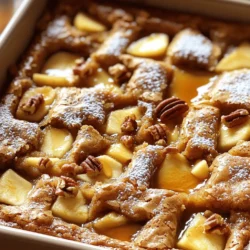 To make these blondies, gather these key ingredients: - 1 cup unsalted butter - 1 cup packed brown sugar - 1/2 cup granulated sugar - 2 large eggs - 1 teaspoon vanilla extract - 2 cups all-purpose flour - 1 teaspoon baking powder - 1/2 teaspoon baking soda - 1/2 teaspoon salt - 1 teaspoon ground cinnamon - 1 1/2 cups peeled and diced apples (about 2 medium apples) - 1/4 cup pure maple syrup These ingredients work together to create a rich and sweet treat. The apples add moisture, while the spices bring warmth. The brown butter gives a nutty flavor, raising the dessert to another level. You can add more depth with these optional ingredients: - 1/2 cup chopped pecans or walnuts Nuts add a crunchy texture. They also enhance the flavor profile. If you like nuts, feel free to toss them in. If you prefer a nut-free version, skip this step. Choosing fresh ingredients makes a big difference. Here are some tips: - Butter: Use high-quality unsalted butter for the best flavor. - Apples: Choose firm apples like Granny Smith or Honeycrisp. They hold up well in baking. - Sugars: Go for fresh brown sugar. It should feel soft and moist. - Maple Syrup: Use pure maple syrup for a rich taste. Avoid imitation syrup. Fresh ingredients lead to a better texture and taste. Always opt for the best quality you can find. Start by melting the unsalted butter in a medium saucepan over medium heat. Stir it often. Keep an eye on it as it heats. The butter will foam, then turn golden brown. This process takes about 5 to 7 minutes. You’ll know it’s ready when it smells nutty and sweet. Remove it from the heat and let it cool a bit. Next, grab a large mixing bowl. Pour in your browned butter. Add the packed brown sugar and granulated sugar. Whisk these together until the mixture is smooth. This step helps create a nice base for your blondies. Now, add the eggs one by one. Beat well after each egg. Finally, mix in the vanilla extract until everything is creamy. Take a separate bowl and whisk together the all-purpose flour, baking powder, baking soda, salt, and ground cinnamon. This step ensures even mixing. Slowly add this dry mixture to your wet ingredients. Stir gently until just combined. Be careful not to overmix here; a few lumps are okay. Now it’s time for the fun part! Fold in your diced apples carefully. If you want, add in chopped nuts too. Mix just enough to combine everything. Then, pour the maple syrup over the top of the batter. Use a spatula to swirl it in lightly. This creates a pretty marbled effect. Preheat your oven to 350°F (175°C). Grease a 9x13-inch baking dish. Pour your blondie batter into the dish. Spread it out evenly. Bake for 25 to 30 minutes. Check for doneness by inserting a toothpick in the center. It should come out clean or have a few crumbs. Once baked, let the blondies cool in the pan for at least 15 minutes. This helps them firm up. After cooling, slice them into squares or rectangles. For a delightful treat, serve them warm with a scoop of vanilla ice cream or a sprinkle of powdered sugar. Enjoy your delicious creation! To get the best flavor, use fresh apples. I like to choose crisp varieties, like Granny Smith or Honeycrisp. Their tartness adds a great balance to the sweet blondies. Brown your butter slowly. This step is key! Stir it often until it turns a rich, golden brown. This adds a deep, nutty flavor that makes your blondies special. Also, don’t skip the maple syrup. It gives a sweet finish that ties all the flavors together. One common mistake is overmixing the batter. You want to mix just until the dry and wet ingredients are combined. Overmixing makes the blondies tough, and we want them soft! Another mistake is not cooling the butter enough. If it’s too hot, it can cook the eggs. Let it cool for a few minutes before adding it to the sugar. Lastly, be careful with the baking time. Check for doneness with a toothpick. If it comes out clean or with a few crumbs, they are ready. For even baking, preheat your oven fully before putting in the blondies. A hot oven helps them rise evenly. Use a light-colored baking pan if you can. Dark pans can cook the edges too fast. Keep an eye on them during the last few minutes of baking. If the edges look set and the center is slightly soft, it’s a good sign. After baking, let them cool in the pan. This helps them firm up before slicing. {{image_4}} You can easily make these blondies nut-free. Just skip the chopped nuts in the recipe. You won’t lose flavor or texture. Instead, try adding more apples or a bit of chocolate chips. This change keeps the blondies rich and tasty for everyone. Apples are great, but you can switch things up. Try using pears or peaches for a unique twist. Chop them into small pieces like you do with apples. You can also mix fruits, like adding some cranberries for a tart contrast. These small changes can bring new flavors to your blondies. Think about adding spices or extracts to boost flavor. A pinch of nutmeg can add warmth. You could also try allspice for a cozy taste. If you want a hint of almond, swap vanilla extract for almond extract. These simple swaps can create a new taste sensation in your blondies. Store your blondies in an airtight container. This keeps them fresh and moist. You can leave them at room temperature for up to three days. For longer storage, the fridge is best. The cool air helps them last up to a week. To freeze blondies, wrap them tightly in plastic wrap. Then, place them in a freezer-safe bag or container. They can last for up to three months in the freezer. When you want to enjoy them, thaw in the fridge overnight. Reheat the blondies in the oven for about 10 minutes at 350°F. This warms them up nicely while keeping them soft. You can also use the microwave. Heat them in 10-second bursts until warm. Enjoy with a scoop of ice cream for extra delight! Yes, you can! To make these blondies vegan, replace the butter with a plant-based butter. Use flax eggs or applesauce instead of regular eggs. Flax eggs are made by mixing one tablespoon of ground flaxseed with two and a half tablespoons of water. Let it sit for five minutes until it thickens. Applesauce works well too; use one-quarter cup for each egg. If you need a substitute for all-purpose flour, try using almond flour or oat flour. Almond flour adds a nutty taste. Oat flour is light and fluffy. For a gluten-free option, use a gluten-free flour blend. Just keep in mind that the texture may change slightly. To check if the blondies are done, insert a toothpick into the center. If it comes out clean or with a few crumbs, they are ready. If the toothpick has wet batter, bake them a few more minutes. Keep an eye on the edges; they should be slightly golden. Absolutely! Flavored maple syrup can add a fun twist to your blondies. Try using cinnamon or vanilla-flavored syrup. Just remember that it may change the final taste, so choose a flavor you love. Leftovers can last for about three to five days. Store them in an airtight container at room temperature. If you want them to last longer, place them in the fridge. For best taste, eat them within a few days! You learned how to make delicious brown butter maple apple blondies. We discussed essential and optional ingredients, plus tips to pick the best ones. I shared steps from browning the butter to baking and cooling. You now have tricks to avoid common mistakes and ways to store or freeze them. For great blondies, keep trying new flavors. Experiment with fruits and spices. Enjoy sharing these sweet treats with friends and family. They will impress everyone!