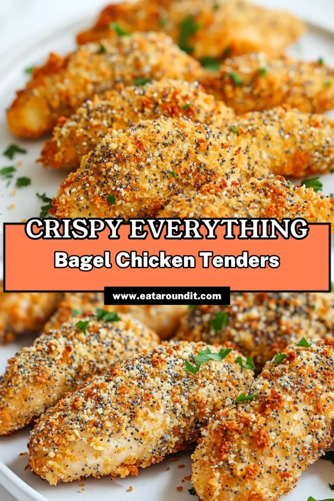 Savor the deliciousness of Air Fryer Everything Bagel Chicken Tenders! Juicy and crispy, these tenderloins coated in a flavorful everything bagel seasoning make for the perfect snack or meal. Dive into this easy recipe that combines buttermilk marination and a crunchy panko crust for a delightful dish in just 30 minutes. Click through for the full recipe and impress your family with this tasty treat! #AirFryerRecipes #ChickenTenders #EasyCooking #HealthyEating