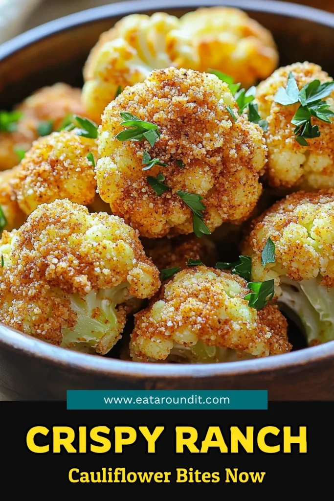 Discover the ultimate snack with these crispy air fryer ranch cauliflower bites! Perfectly seasoned and easy to make, these bites provide a deliciously crunchy treat that's both healthy and satisfying. With just a few simple ingredients, you can marinate, coat, and air fry your way to perfection. Click through to explore the full recipe and enjoy a guilt-free indulgence that will impress your friends and family!