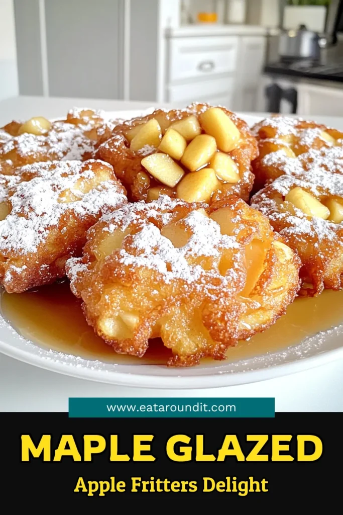 Indulge in the sweet, warm flavors of Maple Glazed Apple Fritters with this easy recipe! Perfectly crispy on the outside and soft on the inside, these fritters are packed with juicy apples and drizzled in delicious maple syrup. Whether you're hosting a brunch or treating yourself, these fritters are sure to impress. Click to explore the recipe and start frying up these delightful treats today! #AppleFritters #MapleSyrup #DessertRecipes #FallBaking
