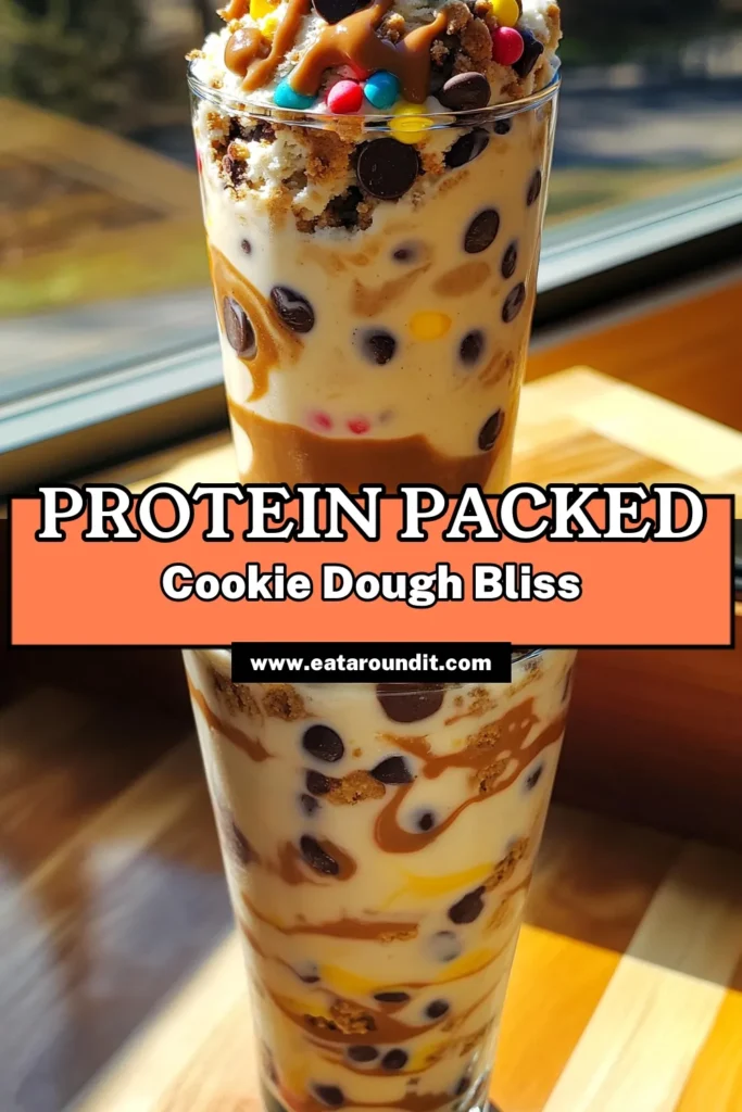 Indulge in a deliciously healthy treat with this High-Protein Chocolate Chip Cookie Dough Blizzard recipe! Made with protein powder, almond flour, and creamy Greek yogurt, this dessert packs a nutritious punch while satisfying your sweet cravings. Easy to prepare and ready in just 40 minutes, it's perfect for any occasion. Click through to discover how to whip up this delightful dessert that combines taste and nutrition seamlessly!