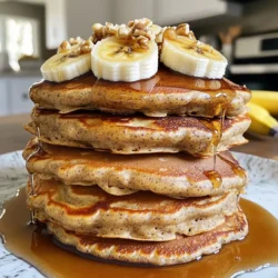 - Ripe banana - Large eggs - Rolled oats - Vanilla protein powder - Baking powder - Ground cinnamon - Salt - Almond milk (or preferred milk) - Honey or maple syrup (optional) - Cooking spray or coconut oil To create these delicious banana bread protein pancakes, you need simple ingredients. Start with a ripe banana. This gives the pancakes natural sweetness. Next, grab two large eggs. They add protein and help bind the mix. You will also need half a cup of rolled oats. These give the pancakes a hearty texture. Then, use half a cup of vanilla protein powder. This boosts the protein content and adds flavor. A teaspoon of baking powder is vital. It helps the pancakes rise and become fluffy. Ground cinnamon adds warmth and a hint of spice. Use half a teaspoon for the best taste. Salt is important too. Just a pinch enhances the flavors. For the liquid, use half a cup of almond milk, or any milk you like. This keeps the batter smooth. If you want a touch of sweetness, add a tablespoon of honey or maple syrup. This is optional but tasty! Lastly, you need cooking spray or coconut oil. This helps cook the pancakes without sticking. Gather these ingredients, and you're ready to make a healthy breakfast delight! 1. Mashing the banana: Take one ripe banana and place it in a large bowl. Use a fork to mash it well. Aim for a smooth and creamy texture. This will give your pancakes a sweet flavor. 2. Whisking the eggs: Crack two large eggs into the bowl with the mashed banana. Whisk them together until the mixture looks smooth. This step helps blend the flavors. 3. Combining dry ingredients: In a separate bowl, mix together 1/2 cup of rolled oats, 1/2 cup of vanilla protein powder, 1 teaspoon of baking powder, 1/2 teaspoon of ground cinnamon, and 1/4 teaspoon of salt. Stir these dry ingredients well so they combine evenly. 1. Gradually incorporating the dry mixture: Slowly add the dry mixture to the banana and egg blend. Stir gently until everything is combined. You want a smooth batter without lumps. 2. Adding almond milk and sweetener: Pour in 1/2 cup of almond milk. If you like sweetness, add 1 tablespoon of honey or maple syrup now. Stir until your batter is smooth and creamy. 3. Allowing batter to thicken: Let the batter sit for about five minutes. This helps it thicken a bit, making your pancakes fluffier. 1. Preheating the skillet: Heat a non-stick skillet over medium heat. Lightly coat it with cooking spray or coconut oil to prevent sticking. 2. Pouring and flipping pancakes: Use a ladle or measuring cup to pour about 1/4 cup of batter onto the skillet for each pancake. Cook until you see bubbles forming on top, about 2-3 minutes. Then, flip the pancake and cook for another 2-3 minutes until golden brown. 3. Final cooking and serving: Once cooked, carefully remove the pancakes from the skillet. Repeat this with the remaining batter until all pancakes are done. Enjoy your warm, fluffy pancakes stacked high on a plate! To make the best Banana Bread Protein Pancakes, focus on the skillet's temperature. Preheat your skillet over medium heat. A hot skillet helps the pancakes cook evenly and get a nice golden color. When flipping, wait for bubbles to form on top. This means they are ready to flip. Use a thin spatula to slide under the pancake. Flip it gently to avoid breakage. Cook the other side until it is golden brown too. Spices can make your pancakes even better. Add a pinch of nutmeg or a dash of vanilla extract for extra flavor. You can also mix in chopped nuts or chocolate chips for added texture. If you want to change your protein powder, use whey, casein, or pea protein. Each type brings a unique taste and texture. Keep in mind that this may change the flavor and consistency of your batter. {{image_4}} You can change the texture and taste of your pancakes by swapping ingredients. Here are some simple ideas: - Alternative flours: Use whole wheat flour for more fiber. If you need gluten-free, try almond or coconut flour. - Different types of protein powder: You can use chocolate or unflavored protein powder. This change can add unique flavors to your pancakes. Want to make your pancakes even tastier? Add fun mix-ins! Here are some options: - Chocolate chips: These add sweetness and a rich flavor. - Nuts: Walnuts or pecans give a crunchy texture. - Dried fruit: Try raisins or cranberries for a fruity burst. How you serve your pancakes can make them even better! Here are some ideas: - Toppings and syrups: Drizzle with maple syrup or honey. Add fresh banana slices or berries on top. - Pairing ideas for a balanced meal: Serve with yogurt or a smoothie. This adds protein and makes your breakfast more filling. To store your leftover Banana Bread Protein Pancakes, follow these tips: - Refrigeration tips: Place the pancakes in an airtight container. They will stay fresh for 3-4 days in the fridge. Stack them with parchment paper to prevent sticking. - Freezing instructions: For longer storage, freeze the pancakes. Lay them flat on a baking sheet. Once frozen, transfer them to a freezer bag. They can last up to 3 months in the freezer. When it's time to enjoy your pancakes again, you have options: - Microwave: Place pancakes on a microwave-safe plate. Heat in 30-second intervals until warm. This method is quick and easy. - Stove options: For a crispier texture, reheat on the stove. Use a skillet over low heat. Cook for about 1-2 minutes on each side until warmed through. This will help maintain their delicious flavor and texture. To make these pancakes vegan, replace the eggs with flax eggs. Mix one tablespoon of ground flaxseed with three tablespoons of water. Let it sit for five minutes until it thickens. You can also use almond milk or any plant-based milk instead of regular milk. Use maple syrup or agave for sweetness if desired. This way, you keep the taste and texture while making it vegan. Yes, you can use other fruits! Try applesauce for a similar sweetness and moisture. You can also use mashed sweet potatoes or pumpkin puree for a fun twist. Each fruit brings its own flavor, so feel free to experiment. Just remember to adjust the sweetness based on the fruit you choose. If you don't have protein powder, try using ground oats instead. Blend rolled oats in a food processor until fine. You can also use nut flour, like almond or peanut flour, for added flavor. Adjust the liquid in the recipe if you use nut flour since it absorbs more moisture. This keeps your pancakes tasty and healthy. To make your pancakes fluffier, add an extra half teaspoon of baking powder. Make sure to let the batter rest for five minutes before cooking. This allows air bubbles to form. You can also separate the egg whites from the yolks. Whip the whites until fluffy and fold them into the batter gently. This adds extra lift to your pancakes. You now have a simple guide for making Banana Bread Protein Pancakes. We covered each ingredient and step, making it easy to follow. I shared tips to help you cook perfect pancakes. You learned how to store and reheat leftovers, too. These pancakes are not just tasty; they are healthy and packed with protein. Try your own flavor twists and share them with friends. Enjoy your cooking!