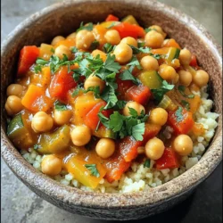 - 2 cans chickpeas - 1 large onion - 3 cloves garlic - Carrots - Red bell pepper - Zucchini - Ground spices - Vegetable broth - Raisins or dried apricots The heart of this stew lies in the ingredients. For the main part, you will need two cans of chickpeas. These legumes offer a creamy texture and are high in protein. Use one large onion, finely diced, to bring a sweet base to the dish. Three cloves of garlic, minced, add a punch of flavor. Next, we have the veggies. Slice two medium carrots into rounds for sweetness and color. Add a diced red bell pepper for a bit of crunch. A coarsely chopped zucchini rounds out the mix for a fresh taste. Now, let’s talk seasonings. You’ll want to gather your ground spices. These include cumin, coriander, cinnamon, and paprika. A pinch of cayenne adds heat. Use low-sodium vegetable broth to keep it healthy. Finally, toss in a quarter cup of raisins or chopped dried apricots for a touch of natural sweetness. With these ingredients, you set the stage for a flavorful and satisfying meal. Each element plays a key role, making every bite a delight. Start by heating olive oil in a large skillet over medium heat. Add the diced onion and cook it until it turns soft and clear, about five minutes. Next, add minced garlic, sliced carrots, and diced bell pepper. Cook for another three to four minutes. This step makes the base flavorful and aromatic. Once the vegetables are ready, transfer them to the slow cooker. Add two cans of drained and rinsed chickpeas, chopped zucchini, and one can of undrained diced tomatoes. Pour in one cup of vegetable broth and add a quarter cup of chopped raisins or dried apricots. This mix will give the stew a sweet touch. Cover the slow cooker lid and set it to cook on low for six to eight hours. If you're short on time, set it to high for three to four hours. After cooking, taste the stew and adjust the seasoning. If the stew is too thick, stir in some more broth until it reaches your desired consistency. To make your stew even better, try adjusting the spices. If you like it spicy, add more cayenne. For warmth, increase the cinnamon and cumin. A dash of lemon juice can balance the flavors nicely. This adds brightness and cuts through the richness. Consider using a splash of vinegar too. It works wonders for depth. When serving, dish the stew in deep bowls. This adds an inviting look. You can serve it over fluffy couscous or quinoa. For extra flair, add a lemon wedge on the side. It brightens the plate and flavor. Garnish with fresh cilantro or parsley. A sprinkle of crushed nuts, like almonds, adds crunch and texture. Prep your ingredients ahead of time for a smooth cooking experience. Chop the veggies and store them in the fridge. You can also use frozen vegetables to save time. They work well and can cut prep time in half. Just remember to adjust cooking times slightly. This way, you still enjoy a hearty and flavorful stew. {{image_4}} You can change the protein in this stew to suit your taste. If you want meat, try chicken or lamb. Just add it to the slow cooker with the chickpeas. For a vegan option, use tofu or tempeh. These options add great flavor and texture. The spices really make this stew shine. If you like heat, add more cayenne pepper. Start with a small pinch and taste as you go. You can also try other spices like turmeric or ginger. These spices add warmth and depth to the dish. Serving this stew over grains can enhance your meal. Couscous and quinoa pair well with the stew's flavors. You can also try brown rice or farro for a hearty option. Adding a side salad or crusty bread can round out the meal nicely. Store your leftover Moroccan chickpea stew in an airtight container. Make sure it cools down first. This stew will stay fresh for up to five days in the fridge. If you want to enjoy it later, consider freezing it instead. To freeze the stew, pour it into freezer-safe bags or containers. Leave some space for expansion. Label the bags with the date. You can freeze it for up to three months. When you are ready to eat, move it to the fridge for a night to thaw. When it is time to reheat, use a pot on the stove. This keeps the stew warm and tasty. Stir it often to make sure it heats evenly. You can also use a microwave. Heat it in short bursts, stirring in between. Add a splash of water or broth if it seems too thick. This will help keep the flavors and texture just right. It takes about 6-8 hours on low or 3-4 hours on high. The slow cooker does its magic by slowly blending flavors. Cooking on low gives a rich, deep taste. High heat cooks faster but may not infuse flavors as well. Yes, you can make this stew ahead of time. Cook it completely, then cool and store it in the fridge. It stays fresh for about 3-4 days. You can also freeze it for longer storage. Thaw in the fridge before reheating. Absolutely! You can adjust the heat level easily. Add more cayenne pepper for extra spice. If you prefer less heat, reduce the cayenne. You can also add spicy peppers or hot sauce for a different flavor twist. This blog showed you how to make a delicious Slow Cooker Moroccan Chickpea Stew. We covered key ingredients, like chickpeas, veggies, and spices. You learned step-by-step preparation and cooking methods. I shared tips to enhance flavor and presentation and explored variations to suit different tastes. Finally, you got storage tips to keep your stew fresh and tasty. Now you're ready to enjoy this hearty meal. Happy cooking!