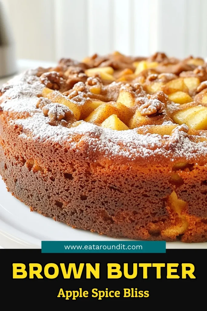 Indulge in the warm flavors of our Brown Butter Apple Spice Cake, a perfect treat for any occasion! This recipe features rich brown butter, aromatic spices, and fresh apples that create a delightful dessert everyone will love. Easy to make, it’s ideal for cozy gatherings or a sweet weekend treat. Click through for the full recipe and elevate your baking game! #BrownButterCake #AppleDessert #SpiceCake #BakingIdeas