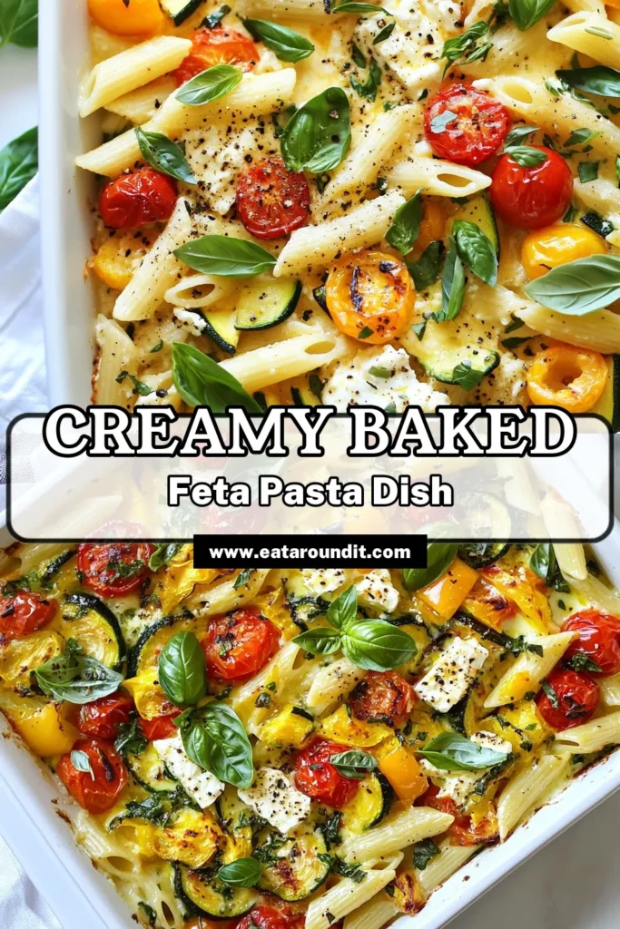 Discover the ultimate Baked Feta Pasta Primavera, a healthy baked pasta that's perfect for any meal! This easy primavera pasta recipe combines creamy feta cheese, vibrant veggies, and al dente pasta for a delicious vegetarian pasta dish. Ideal for a quick weeknight dinner or meal prep! Try this recipe now and taste the goodness for yourself. Save for later! #BakedFetaPasta #HealthyBakedPasta #VegetarianRecipe #FetaCheeseRecipes