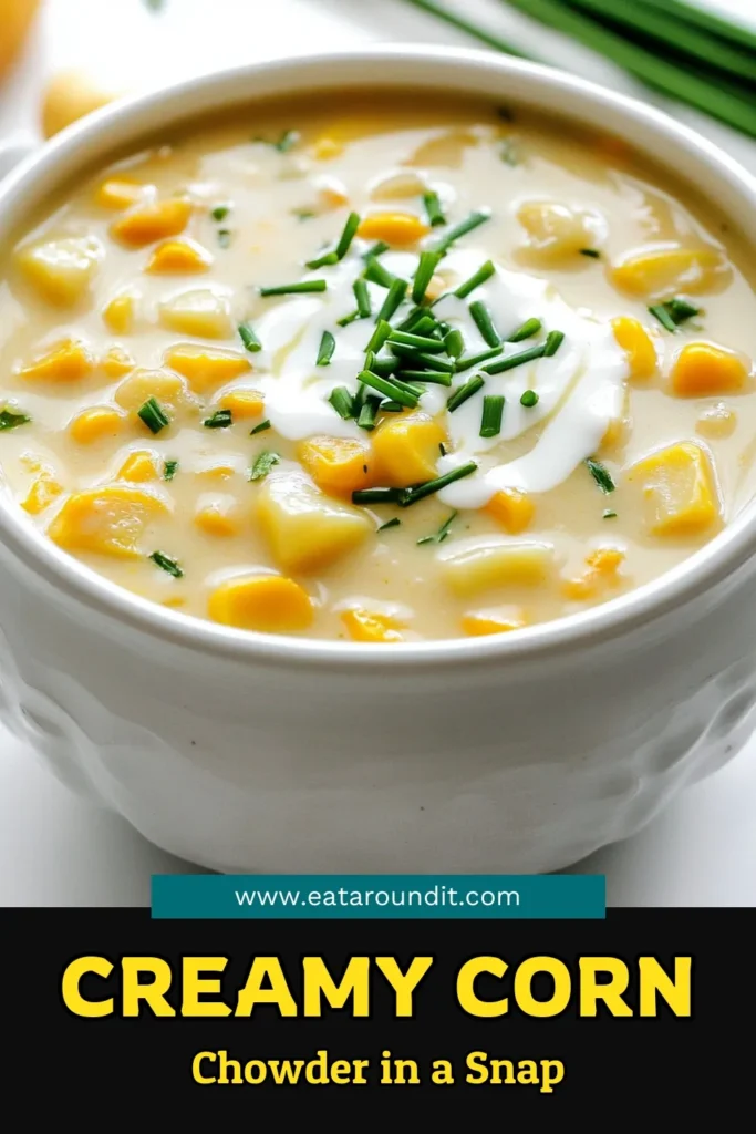 Warm up your evenings with a bowl of creamy slow cooker corn chowder! This easy recipe uses fresh or frozen corn, hearty potatoes, and creamy goodness that simmers all day in your slow cooker. Perfect for cozy nights, this chowder is a must-try for anyone craving comfort food. Ready to impress your family with this delicious dish? Click to explore the full recipe now! #CornChowder #SlowCookerRecipes #ComfortFood #SoupLovers