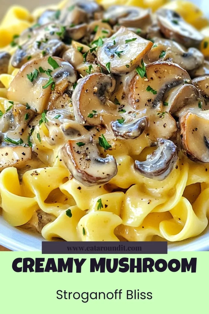 Looking for a delicious and hearty meal? Try this creamy mushroom stroganoff recipe that’s perfect for weeknight dinners. This dairy-free stroganoff is packed with flavor and can easily be made vegan with simple swaps. Just imagine slurping up vegan mushroom pasta coated in a rich creamy mushroom sauce! Plus, it's a gluten-free stroganoff recipe that everyone can enjoy. Save this recipe for your next cooking adventure! #MushroomStroganoff #VeganPasta #DairyFreeCooking #GlutenFreeRecipe