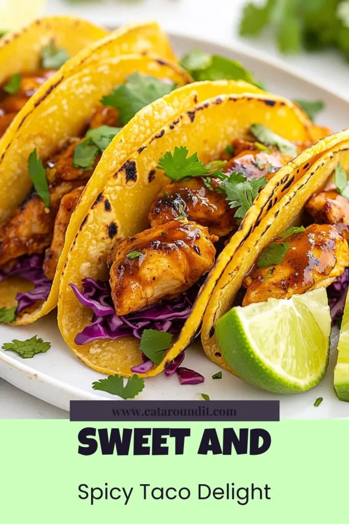 Savor the flavors of these Honey Chipotle Chicken Tacos, an easy taco recipe perfect for a quick weeknight dinner! With spicy chicken and healthy taco ingredients like red cabbage and avocado, these tacos are a delicious and wholesome option the whole family will love. Whip up this tasty dish in just 20 minutes and enjoy a night of fun and flavor. Try it today and elevate your taco night! #TacoRecipe #HealthyDinner #SpicyTacos #QuickRecipes