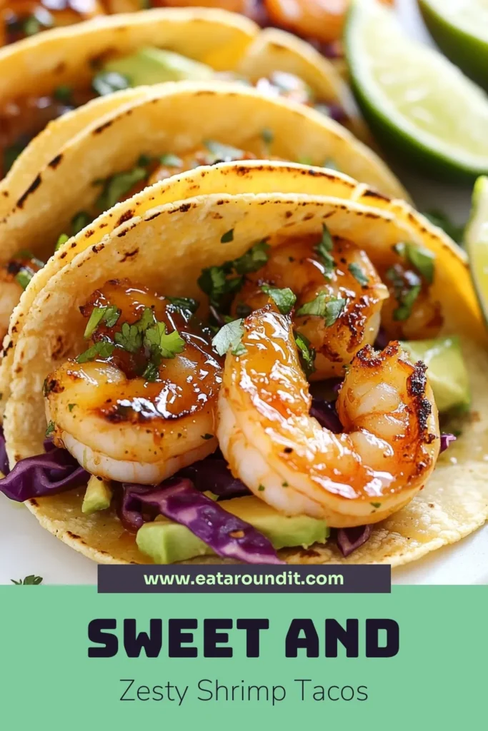 Discover the perfect recipe for Honey Lime Shrimp Tacos! This easy shrimp taco recipe features marinated shrimp cooked to perfection, topped with fresh avocado and vibrant red cabbage. Ideal for taco night, these avocado shrimp tacos are a crowd-pleaser. Ready in just 30 minutes, they are sure to impress. Save this tasty recipe for your next dinner! #HoneyLimeShrimpTacos #ShrimpTacoRecipe #EasyShrimpTacos #TacoNightRecipes
