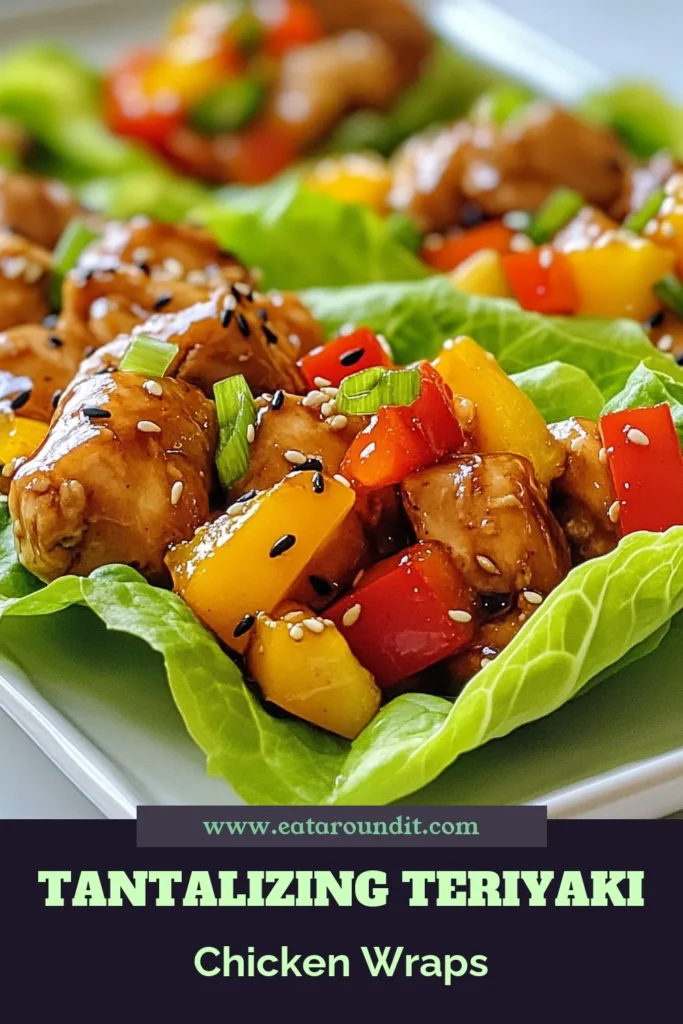 Discover the delicious world of teriyaki chicken lettuce wraps! These savory chicken lettuce wraps are perfect for a healthy meal, combining tender chicken with a tasty homemade teriyaki sauce. Ideal for low-carb diets, these Asian-inspired lettuce wraps are packed with flavor and nutrition. Get the full recipe and impress your family with this easy dish. Save this for your next meal prep! #TeriyakiChicken #LettuceWraps #HealthyRecipes #LowCarbDiet