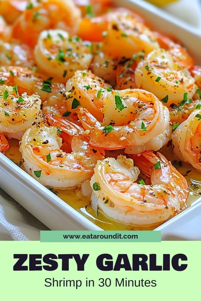 Savor the flavors of this zesty lemon garlic shrimp recipe that’s perfect as a light dinner or an easy shrimp appetizer to impress your guests! These roasted shrimp with garlic are not only delicious but also healthy shrimp recipes that are quick to prepare. Try this simple dish for a delightful seafood experience! Save this recipe for your next meal idea now! #ShrimpRecipe #SeafoodLovers #HealthyEating #AppetizerIdeas