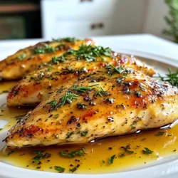 To make Maple Dijon Chicken Breasts, you need the following simple ingredients: - 4 boneless, skinless chicken breasts - 1/4 cup pure maple syrup - 2 tablespoons Dijon mustard - 2 tablespoons olive oil - 2 cloves garlic, minced - 1 teaspoon fresh rosemary, finely chopped (or 1/2 teaspoon dried rosemary) - Salt and pepper to taste - Fresh parsley, chopped (for garnish, optional) These ingredients come together to create a dish that bursts with flavor. The maple syrup adds a sweet touch, while the Dijon mustard brings a nice tang. Olive oil makes the chicken tender, and garlic adds depth. Rosemary gives this dish its fresh, earthy note. You can adjust the salt and pepper to match your taste. If you want to add a pop of color, sprinkle some fresh parsley on top before serving. This dish is not just easy to make; it’s also a delight for your taste buds. {{ingredient_image_2}} Start by preheating your oven to 425°F (220°C). This high heat helps cook the chicken quickly and keeps it juicy. While the oven heats, grease a baking dish with olive oil. This step stops the chicken from sticking. In a medium bowl, mix together the maple syrup, Dijon mustard, olive oil, minced garlic, and chopped rosemary. Add a good pinch of salt and pepper. Use a whisk to blend these items until they are smooth and mixed well. The sweet and tangy flavor will shine through! Place the chicken breasts in the greased baking dish. Make sure they are in a single layer. Pour the marinade over the chicken. Use a spoon to coat each breast evenly. Each piece should be covered with that tasty sauce. Let the chicken sit for 15-20 minutes at room temperature. This step is key for flavor. The chicken absorbs the marinade, making it even more delicious. If you are short on time, you can skip this step, but marinating makes a big difference. Once the marinating time is up, place the baking dish in the oven. Bake the chicken for 20-25 minutes. It is done when it reaches 165°F (75°C) inside. Halfway through baking, you can baste the chicken with the pan sauce. This adds extra flavor and keeps it moist. After baking, take the chicken out of the oven. Let it rest for 5 minutes. This resting time helps keep the chicken tender. Slice the chicken against the grain and arrange it on a platter. If you like, sprinkle fresh parsley on top for a nice touch. To get the best flavor, marinate the chicken. Mix maple syrup and Dijon mustard well. Let the chicken sit in this mix for 15-20 minutes. This step makes the chicken taste amazing. If you are short on time, you can skip it, but the flavors will be less deep. Always check the chicken's internal temperature. Use a meat thermometer to ensure it hits 165°F (75°C). This step keeps the chicken safe to eat. If you cook it too long, the chicken can dry out. Bake it for 20-25 minutes, and check at 20 minutes. After baking, let the chicken rest for 5 minutes. Resting helps the juices settle inside. When you slice it, the chicken stays juicy. If you skip this step, the juices run out, and the chicken can taste dry. Trust me; this step is key for tender chicken. Pro Tips Marinate for Maximum Flavor: Allow the chicken to marinate for at least 15-20 minutes. This will help the flavors penetrate the meat, making it more delicious. Basting is Key: Baste the chicken with the pan sauce halfway through cooking. This will enhance the flavor and keep the chicken moist. Check the Temperature: Use a meat thermometer to ensure your chicken reaches an internal temperature of 165°F (75°C) for safe consumption. Rest Before Slicing: Let the chicken rest for about 5 minutes after baking. This allows the juices to redistribute, resulting in tender and juicy chicken. {{image_4}} Grilling gives Maple Dijon Chicken a smoky taste. Start by preparing the marinade as in the recipe. After marinating, preheat your grill to medium heat. Place the chicken on the grill and cook for 6-7 minutes per side. Check for an internal temperature of 165°F (75°C). Remove from the grill and let it rest for a few minutes before serving. This method adds a lovely char, making each bite even more tasty. Pan-searing is another great way to cook this dish. Heat a skillet over medium-high heat and add olive oil. Once hot, place the marinated chicken breasts in the pan. Cook for about 5-6 minutes on each side until golden brown. This method gives a nice crust and keeps the chicken juicy. You can deglaze the pan with a splash of chicken broth after cooking for a rich sauce. Pairing Maple Dijon Chicken with vegetables enhances the meal’s flavor. Roasted or steamed veggies work well. Try Brussels sprouts, green beans, or carrots. For a roasted version, toss your chosen veggies with olive oil, salt, and pepper. Spread them on a baking sheet alongside the chicken during the last 15 minutes of baking. This gives you a colorful plate and adds healthy nutrients to your dish. You can store leftover Maple Dijon chicken in the fridge. Place it in an airtight container. It will stay fresh for 3 to 4 days. Make sure to let the chicken cool down before sealing it. This helps keep moisture inside. Freezing is a great option if you want to save this dish. Wrap the chicken tightly in foil or freezer bags. It can stay good for up to 3 months. When ready to eat, thaw it in the fridge overnight before reheating. To reheat, place the chicken in a baking dish. Preheat your oven to 350°F (175°C). Bake for about 15 to 20 minutes. Check that the chicken reaches 165°F (75°C) to ensure it’s safe to eat. You can also use a microwave, heating it in short bursts. Yes, you can use bone-in chicken breasts. They will take longer to cook. Check for an internal temperature of 165°F (75°C) to ensure they are done. Bone-in chicken adds flavor and moisture. Just adjust the cooking time to about 30-35 minutes. You can use honey or agave syrup as a substitute. Both add sweetness but change the flavor slightly. Use the same amount as maple syrup, but keep in mind that honey is thicker. You can also try brown sugar mixed with a little water for a syrupy texture. To keep the chicken juicy, do not overcook it. Use a meat thermometer to check the temperature. Letting the chicken rest after cooking is key. This helps the juices settle and keeps the meat tender. Marinating also adds moisture and flavor. Yes, you can prepare the marinade ahead of time. Mix the ingredients and store them in the fridge for up to 24 hours. This allows flavors to deepen. When ready, just coat the chicken and bake. It saves time and enhances taste! This post shared a tasty Maple Dijon Chicken recipe. You learned about key ingredients, step-by-step instructions, and clever tips for the best flavor. I also covered variations and storage info, so you can enjoy it later. As you try this dish, embrace the fun of cooking. With practice, you’ll create meals that impress friends and family. This recipe is simple, but it lets you shine in the kitchen. Enjoy your Maple Dijon Chicken!