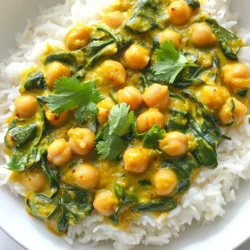Chickpea Spinach Curry Flavorful and Simple Recipe