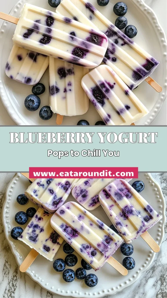 Enjoy the ultimate summer treat with these delicious blueberry popsicles! Made with creamy Greek yogurt, fresh blueberries, and a touch of honey, this homemade popsicle recipe offers a refreshing and healthy frozen treat. Perfect as a berry yogurt dessert, these Greek yogurt pops are easy to make and sure to please everyone. Try this simple recipe today and beat the heat! Save for later! #BlueberryPopsicles #GreekYogurtPops #HealthyFrozenTreats #BerryYogurtDessert