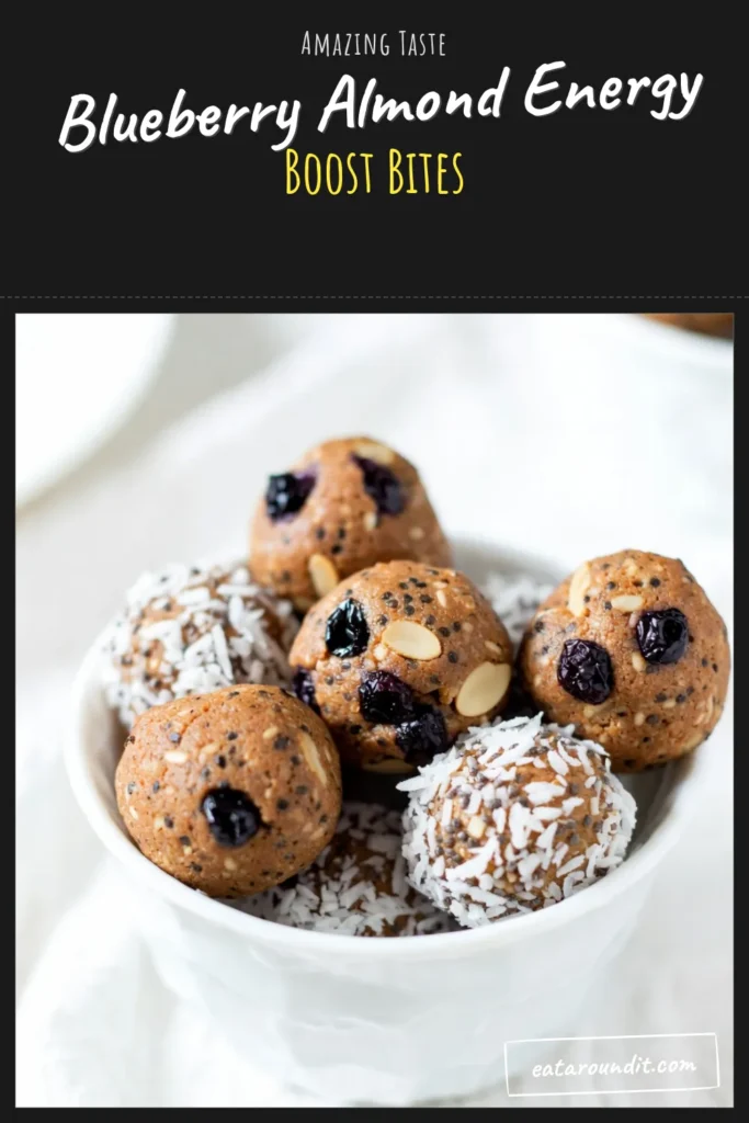 Looking for a delicious and nutritious snack? Try these Blueberry Almond Energy Balls! Packed with rolled oats, almond butter, and chia seeds, these no-bake energy balls make the perfect healthy energy snack. Ideal for any occasion, they are easy to prepare and loaded with flavor. Whether you're after almond butter snack ideas or unique healthy energy snack recipes, these energy balls will fuel your day! Don't miss out—click to discover the recipe and save for later! #EnergyBalls #HealthySnacks #NoBakeRecipes #AlmondButter