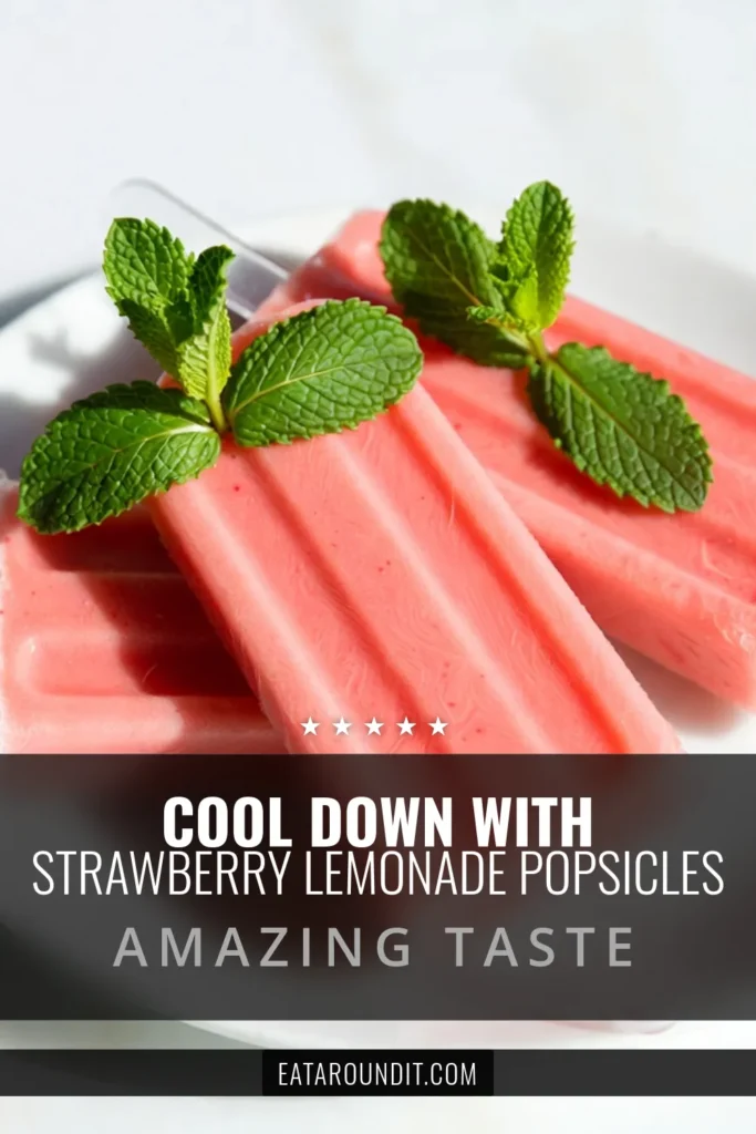 Beat the heat this summer with homemade strawberry lemonade popsicles! This refreshing summer treat combines fresh strawberries and zesty lemon for a deliciously healthy frozen dessert. Perfect for family gatherings or a cool snack on a hot day, this fruity popsicle recipe is easy to make and customizable to your taste. Don’t miss out on these vibrant, healthy treats—save this recipe and create delicious memories! #StrawberryLemonadePopsicles #HealthyFrozenDesserts #FruityPopsicleIdeas #SummerTreats