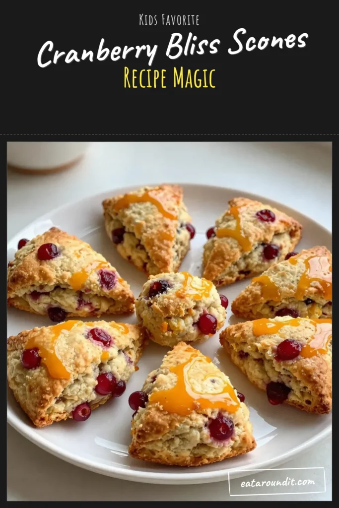 Indulge in the deliciousness of homemade cranberry orange scones! This easy scone recipe combines fresh or dried cranberries with zesty orange for a perfect breakfast treat. Discover how to make these delightful cranberry scones topped with a sweet orange glaze. Transform your mornings with this irresistible orange scone recipe that’s sure to impress. Save this recipe for your next baking adventure! #CranberryOrangeScones #SconeRecipe #BakingJoy #HomemadeScones