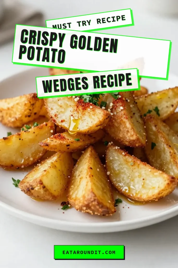 Discover the perfect crispy potato wedges recipe with these easy air fryer potato wedges! These roasted potato wedges air fryer are not just tasty but also a healthy air fryer snack option. Made with simple ingredients and ready in just 25 minutes, you can enjoy crispy, flavorful wedges that everyone will love. Try this easy potato wedges in air fryer recipe today and elevate your snacking game! Save this recipe for later! #AirFryerRecipes #HealthySnacks #PotatoWedges #EasyCooking