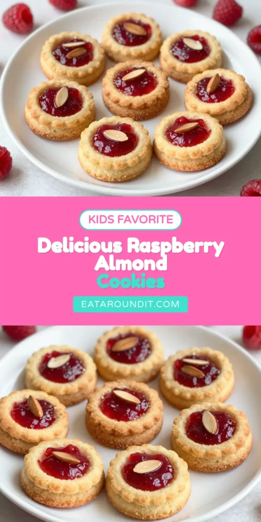 Indulge in these delicious Raspberry Almond Cookies with this easy thumbprint cookie recipe! Made with almond flour, these cookies combine the rich flavor of almonds with sweet raspberry jam, making them a perfect treat for any occasion. Perfect for baking enthusiasts and those looking for easy cookie recipes. Try these delightful almond flour cookies today and enjoy a delicious dessert! Save this recipe for later! #RaspberryAlmondCookies #ThumbprintCookieRecipe #EasyCookieRecipes #RaspberryJamDesserts