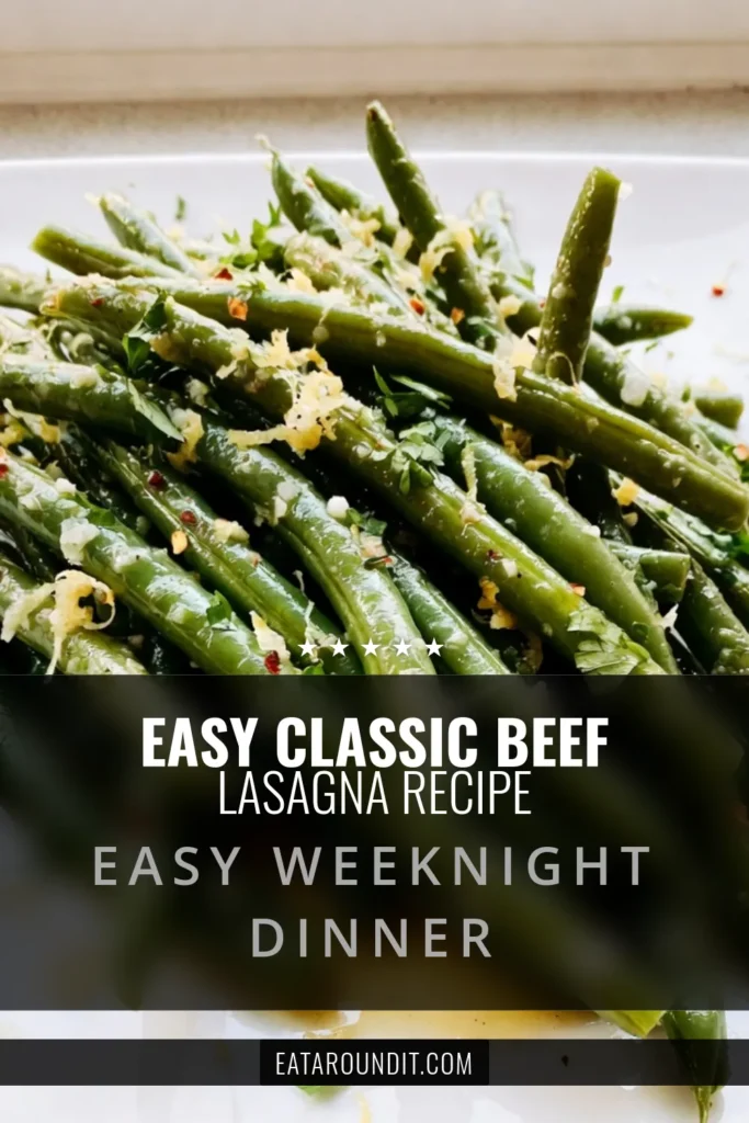 Discover a delightful way to enjoy veggies with this Garlic Butter Sautéed Green Beans recipe! This easy side dish features beautifully blanched green beans tossed in a rich garlic butter sauce. Perfect for any meal, these Lemon Garlic Green Beans are a tasty addition to your dinner table. Impress your guests with this simple yet flavorful dish. Click for the full recipe and elevate your cooking today! #GarlicButterGreenBeans #SautéedGreenBeansRecipe #EasySideDishRecipes #LemonGarlicGreenBeans