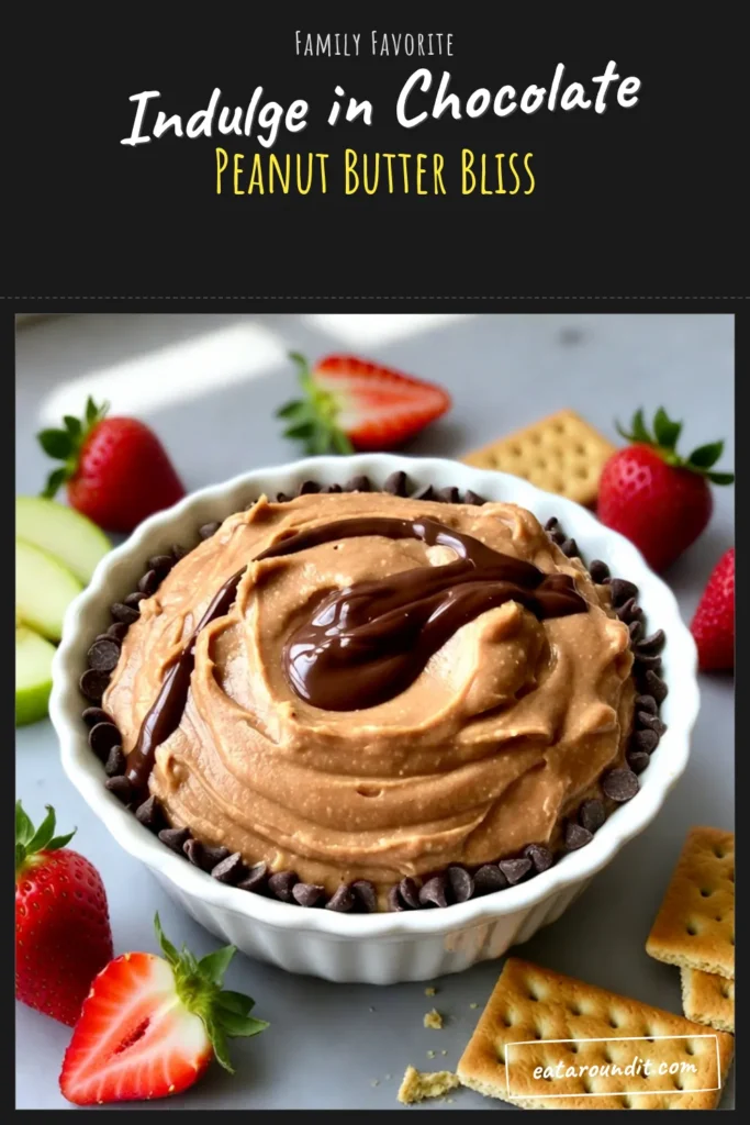 Indulge in this creamy chocolate peanut butter dip that’s perfect for any gathering! This chocolate peanut butter cheesecake dip recipe is an easy party dip that pairs beautifully with fresh fruit or graham crackers. Whip up this delicious dessert dip in just 15 minutes and amaze your guests! Don't miss out on this sweet treat—save the recipe and try it today! #ChocolatePeanutButterDip #DessertDip #EasyPartyDip #CheesecakeDipRecipe