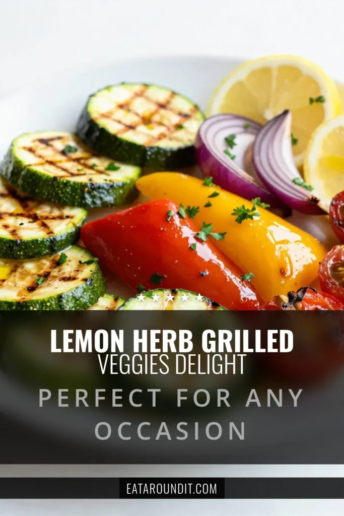 Elevate your summer cookouts with this delicious grilled vegetable recipe featuring a zesty lemon herb marinade! These healthy grilled veggies are a perfect easy veggie side dish for any meal. Packed with flavor and vibrant colors, they’re sure to impress your guests. Ideal for a summer vegetable grill, try this recipe today and savor the seasonal goodness! Save this to your board for a refreshing veggie delight! #GrilledVegetables #HealthyRecipes #SummerGrilling #VeggieSideDish