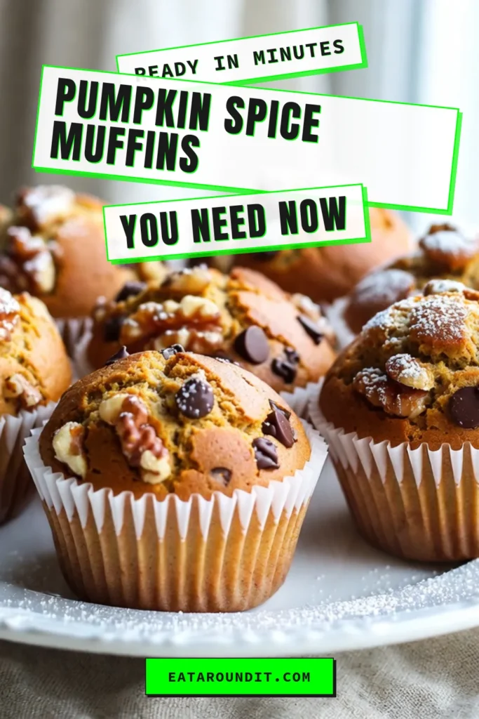 Indulge in the deliciousness of pumpkin spice muffins with this easy muffin recipe for healthy pumpkin muffins! These Pumpkin Spice Energy Muffins are made with whole wheat flour and packed with flavor to keep you energized. Enjoy a delightful snack or breakfast that’s perfect for fall! Bake a batch today and savor the goodness! Don’t forget to save this energy muffins recipe for later! #PumpkinSpiceMuffins #HealthyMuffins #EasyMuffinRecipes #WholeWheatMuffins