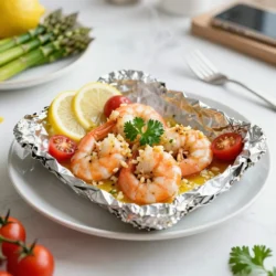 Garlic Lemon Shrimp Foil Packs Simple and Tasty Meal